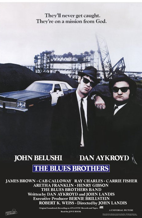 Poster van de Blues Brothers