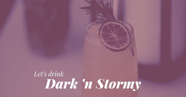 Dark 'n Stormy Cocktail Recept