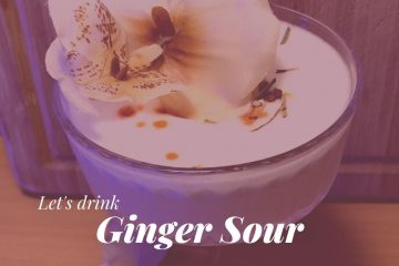 Ginger Sour Cocktail Recept Header