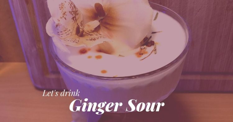 Ginger Sour Cocktail Recept Header