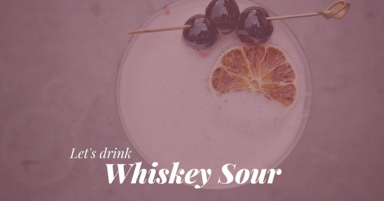 Whiskey Sour Cocktail Recept Header