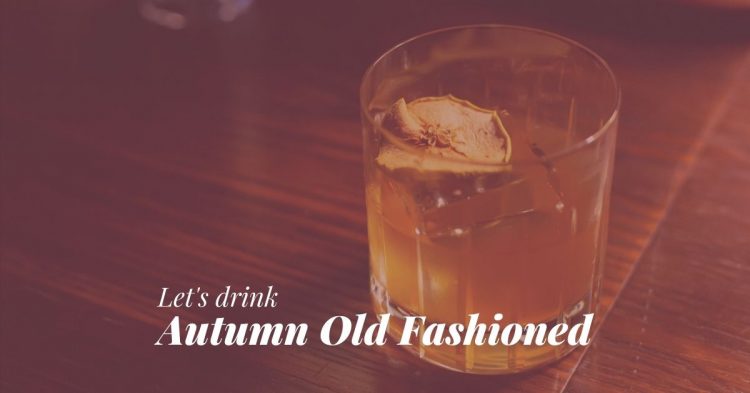 Autumn Old Fashioned Cocktail recept header