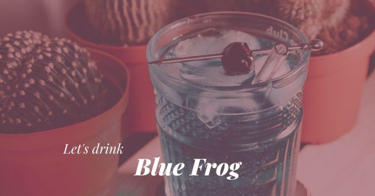 Blue Frog Cocktail Recept Header